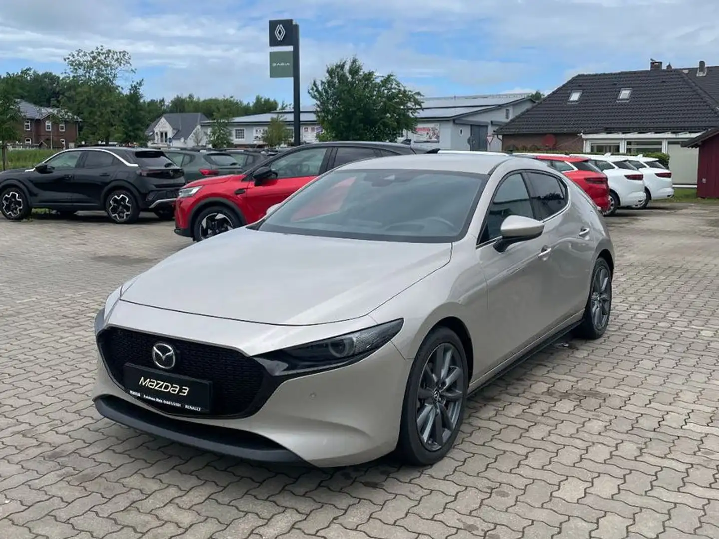 Mazda 3 S SKYACTIV-G 2.0 150PS M HYBRID 6GS AL-SELECTI Beige - 2