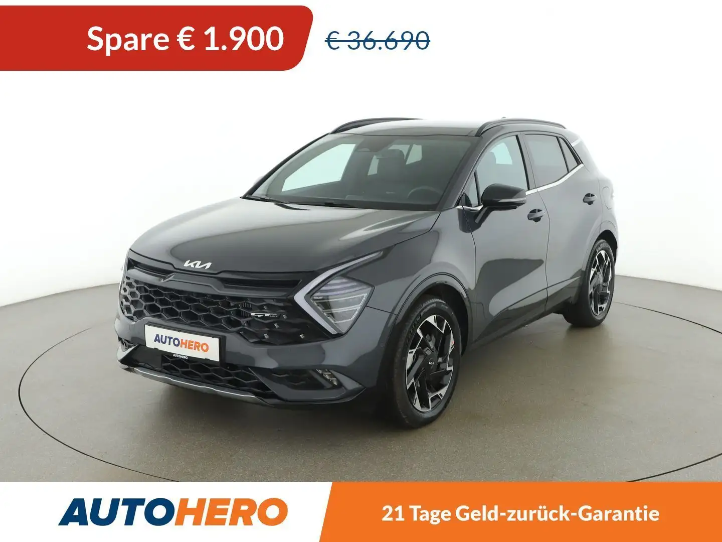 Kia Sportage 1.6 Plug-in Hybrid GT-Line 4WD Grau - 1