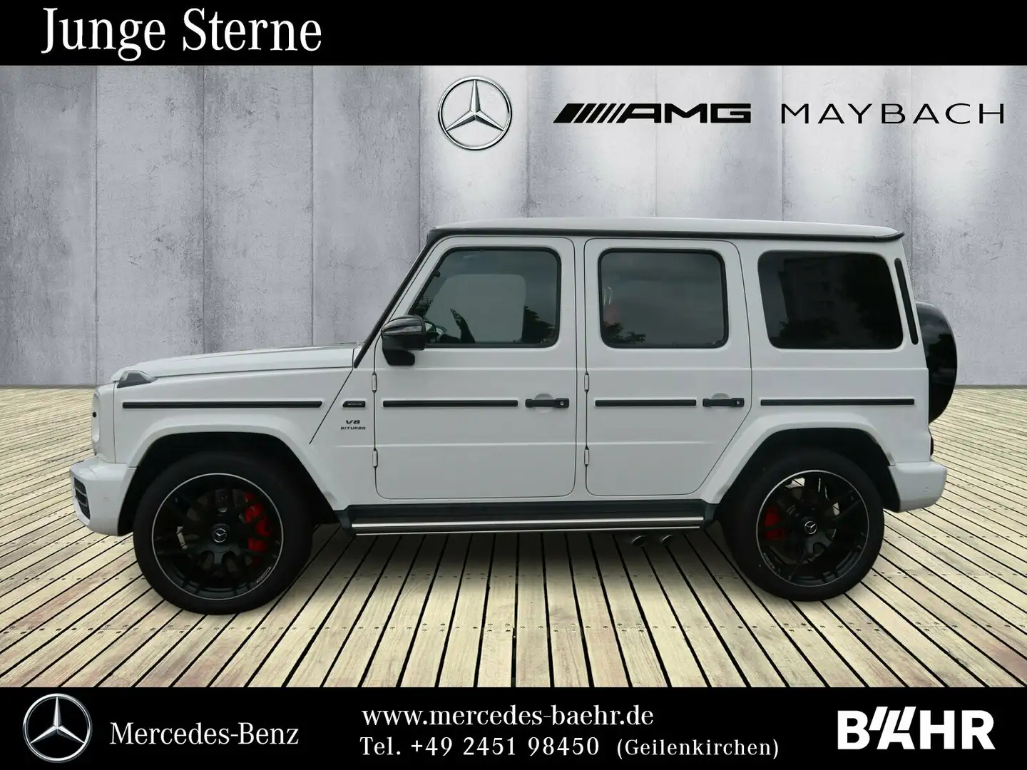 Mercedes-Benz G 63 AMG G 63 AMG Night/Comand/AHK/Burmester/SHD/360°/22" Weiß - 2