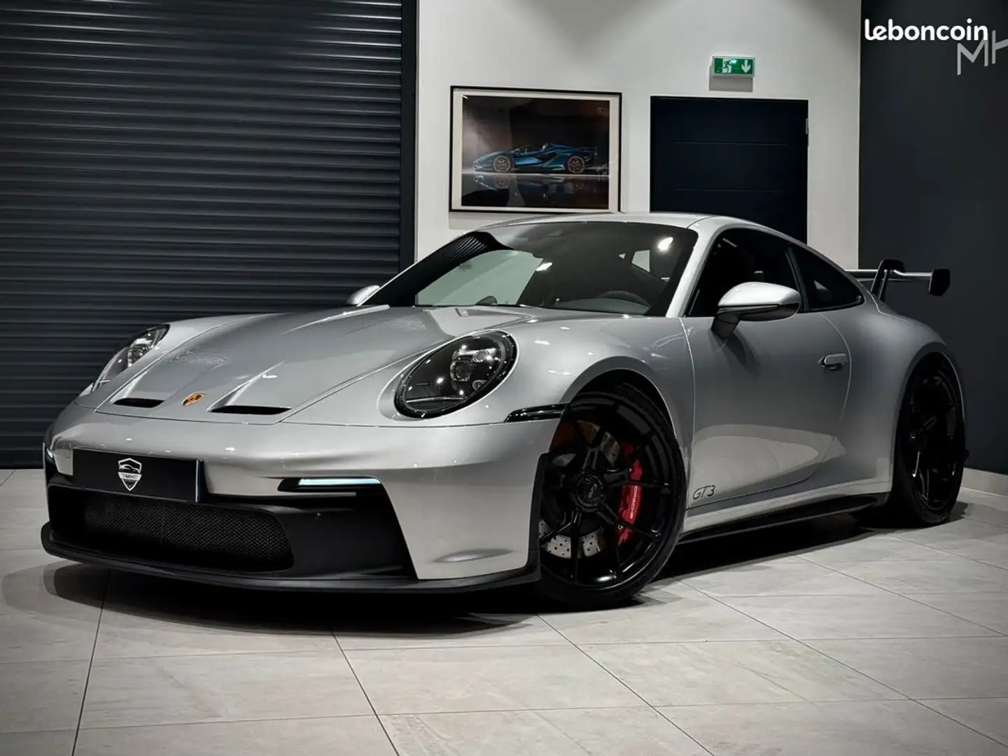 Porsche 992 992 GT3 PACK CLUBSPORT 4.0i 510 CH PDK ARGENT GT-RESERVOIR 90L-LIFT SYSTÈME- JA20-21 NOIR SATIN-PPF COMPLET-SPORT CHRONO- Argent - 1
