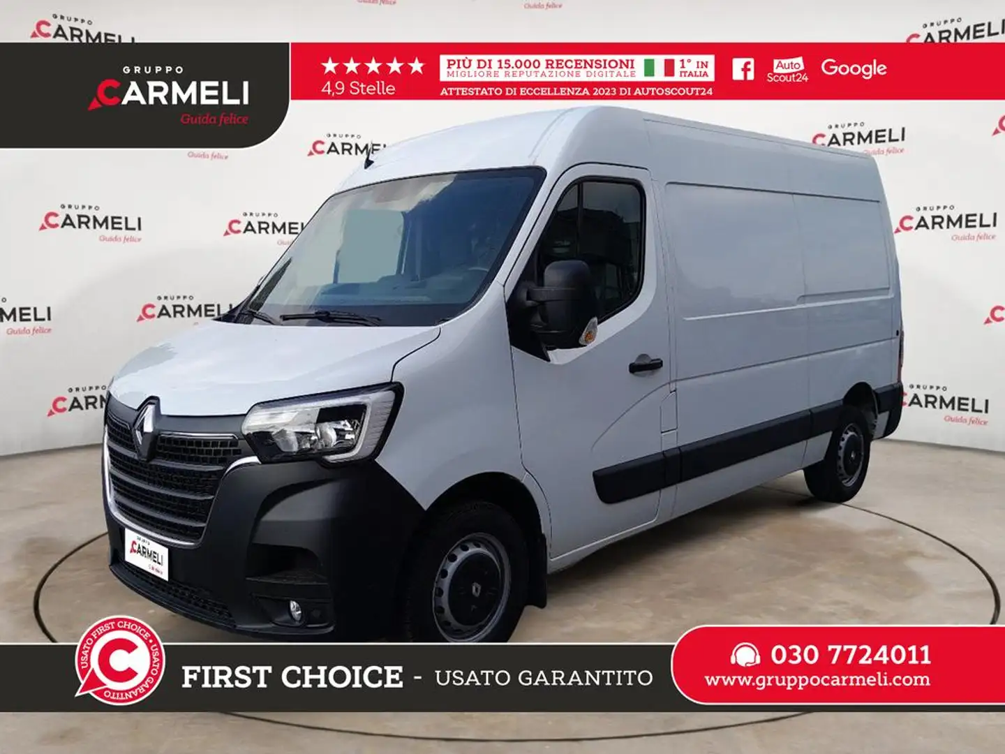 Renault Master T35 2.3 dci 135cv L2H2 Ice E6d-temp Blanc - 1