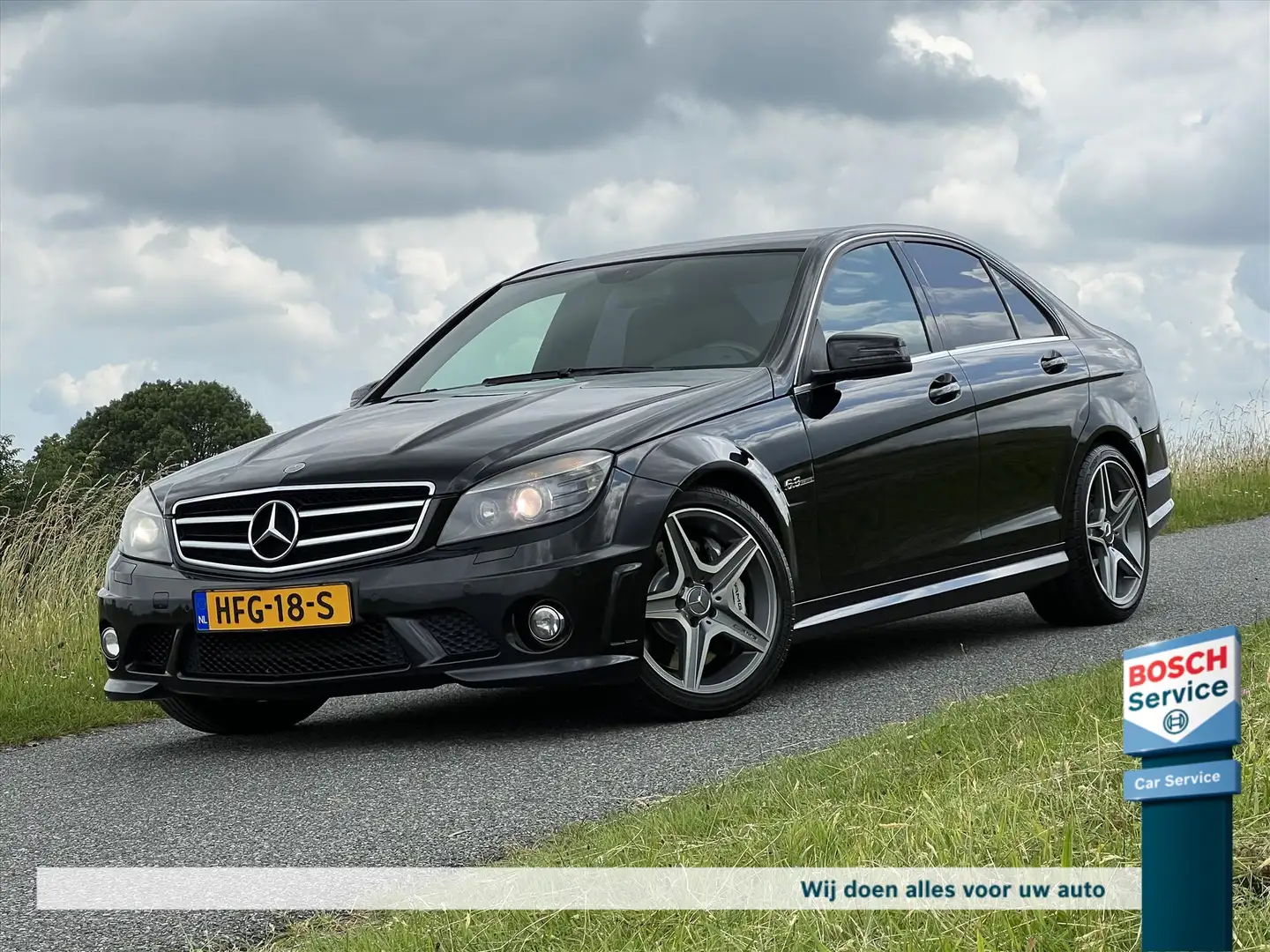 Mercedes-Benz C 63 AMG C63 457PK / Harman/Kardon / Elektr stoelen / Leder Noir - 1