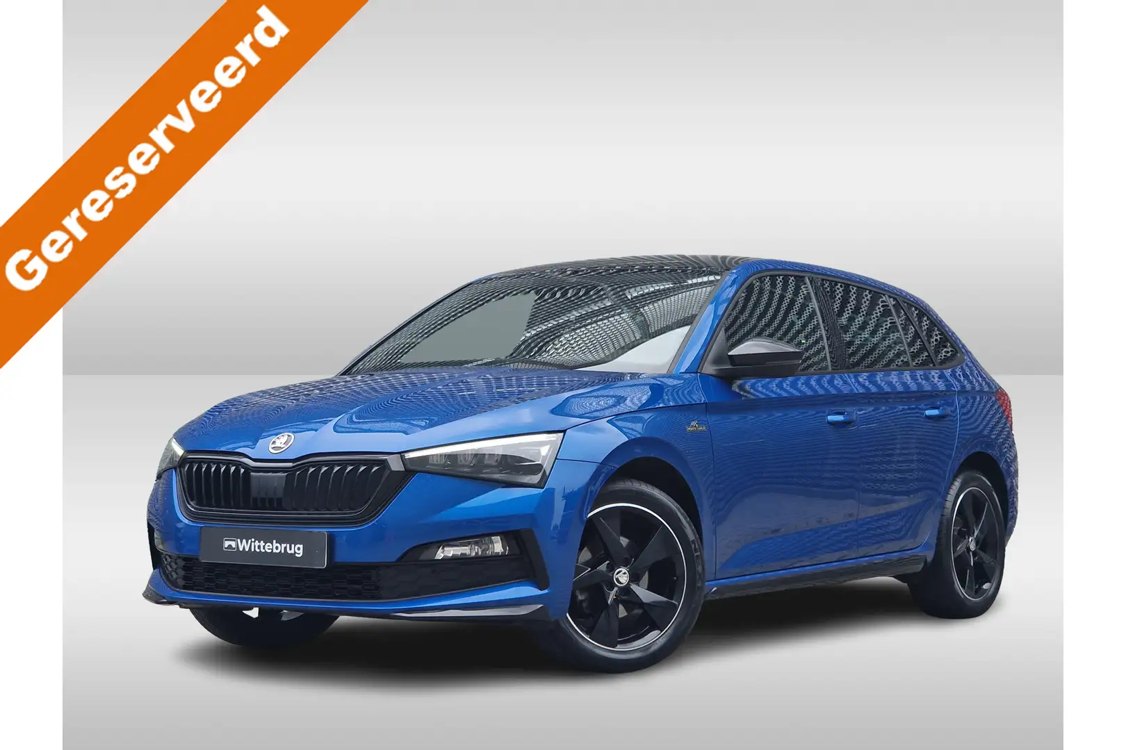 Skoda Scala 1.0 TSI Monte Carlo 17'' / Panoramadak / Camera / Blauw - 1