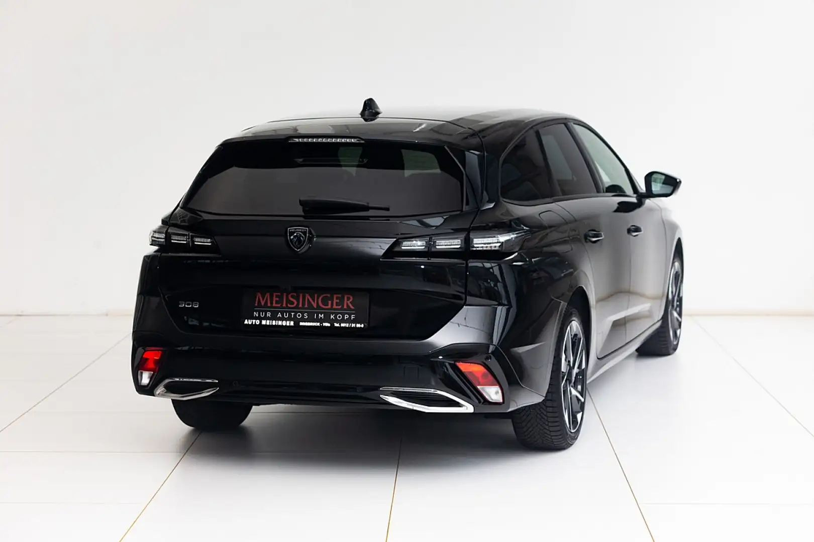 Peugeot 308 SW Hybrid 136 e-DSC6 Allure Schwarz - 2