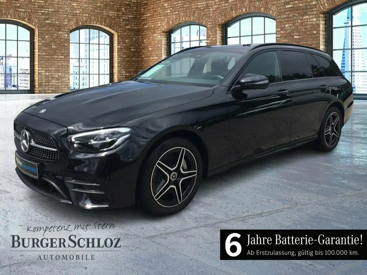 Mercedes-Benz E 300 e T-Modell AMG 360 AHK AUT Kam. KlimaA LED Noir - 1