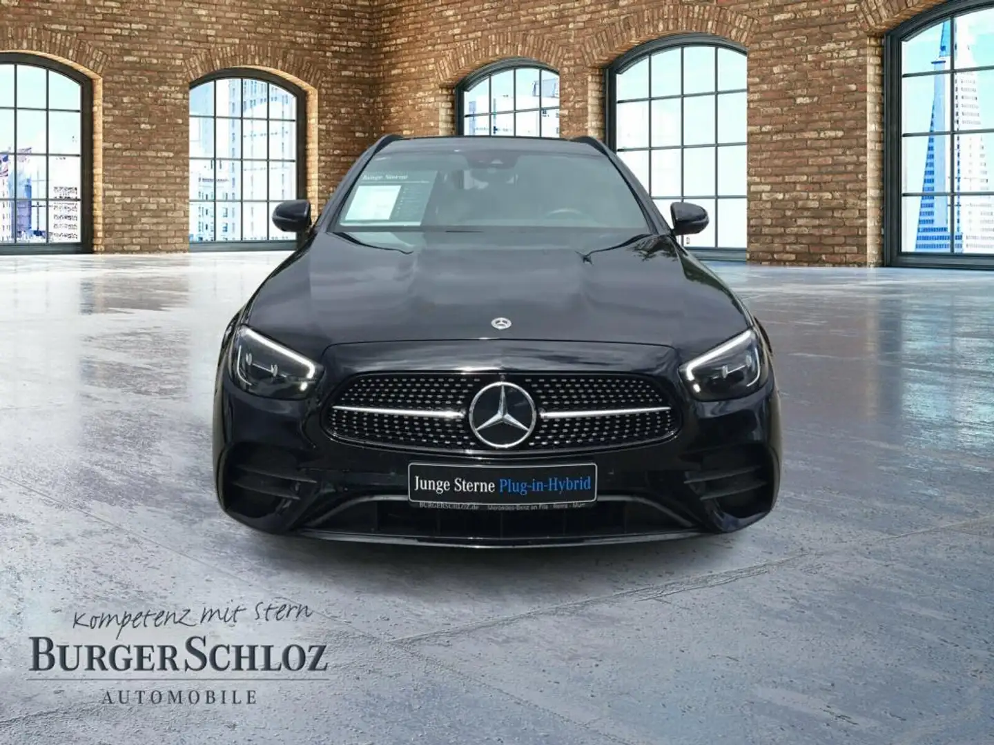 Mercedes-Benz E 300 e T-Modell AMG 360 AHK AUT Kam. KlimaA LED Noir - 2