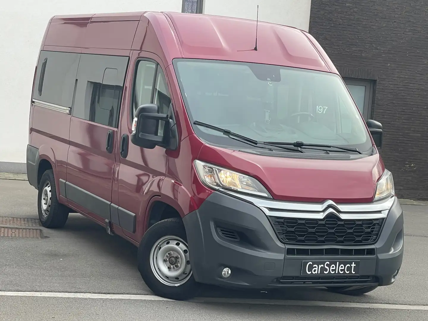 Citroen Jumper 2.0 BlueHDi L2H2 Confort /// 9 PLACES /// GAR. 1AN Rouge - 2