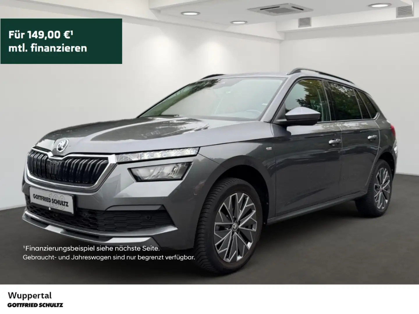 Skoda Kamiq 1.0 TSI Tour DSG AHK KAM SHZ PDC LM Gris - 1