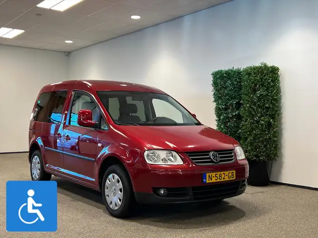 Volkswagen Caddy Rolstoelauto (airco) 3+1 of 5+0