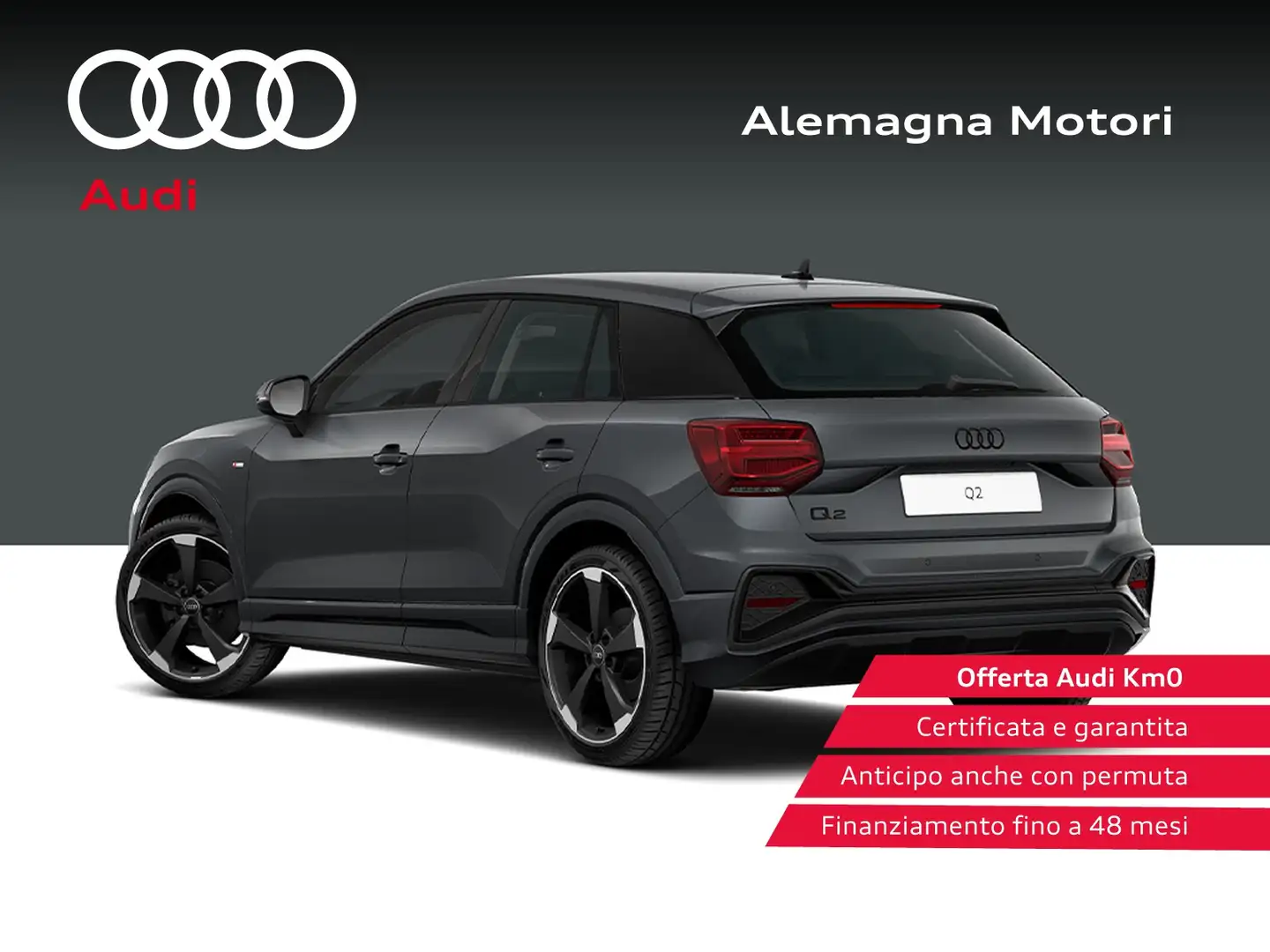 Audi Q2 30 2.0 tdi identity black Gris - 2