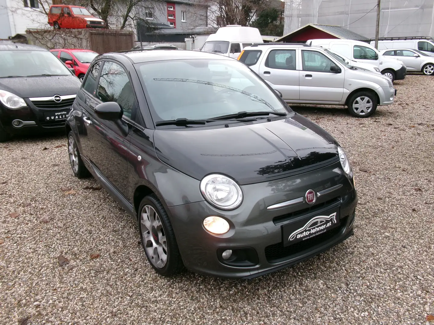 Fiat 500 1,2 69 GQ Grau - 2