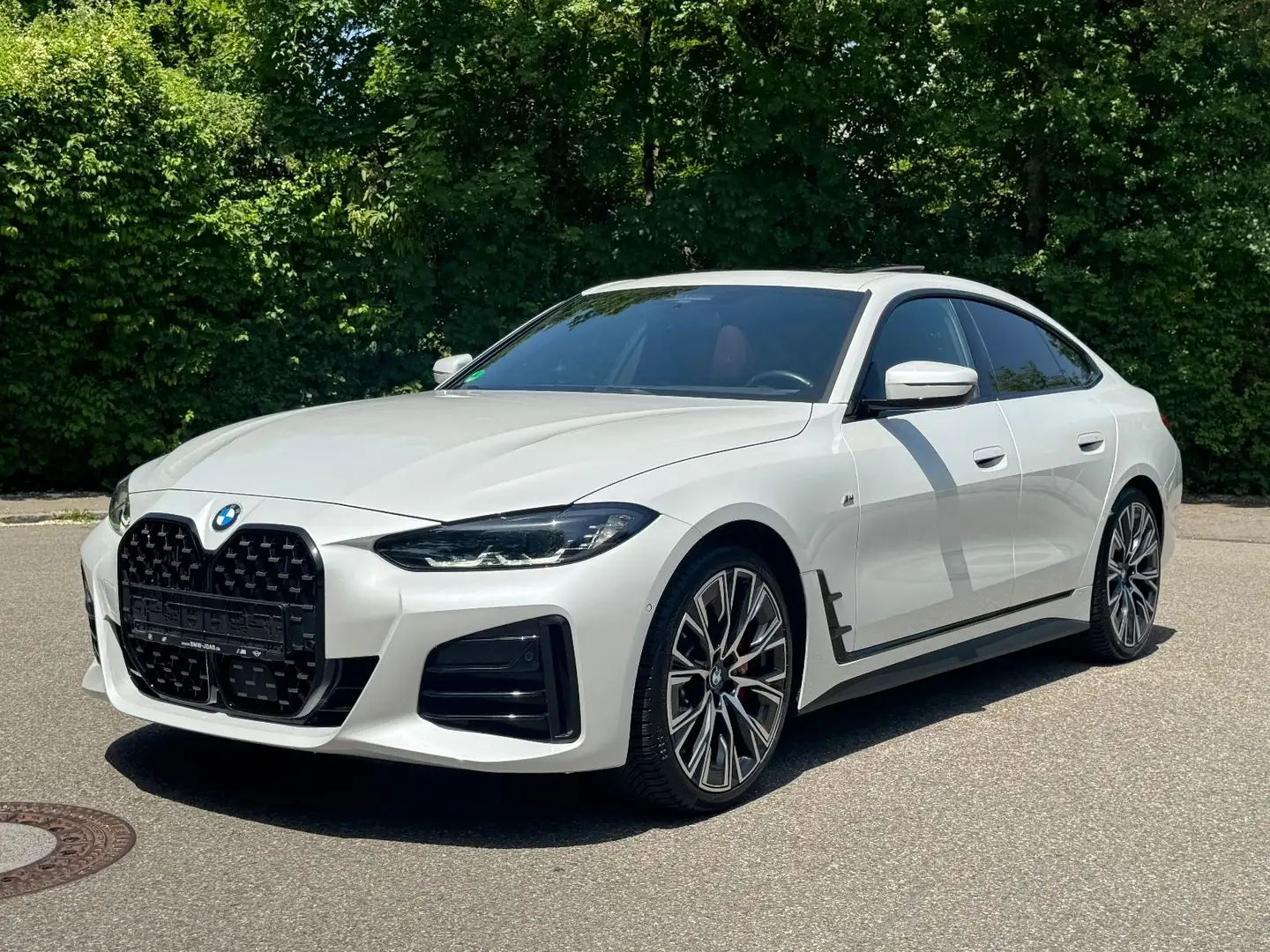 BMW 420 4 Gran Coupe 420 i M Sport Pano Kamera Wit - 1
