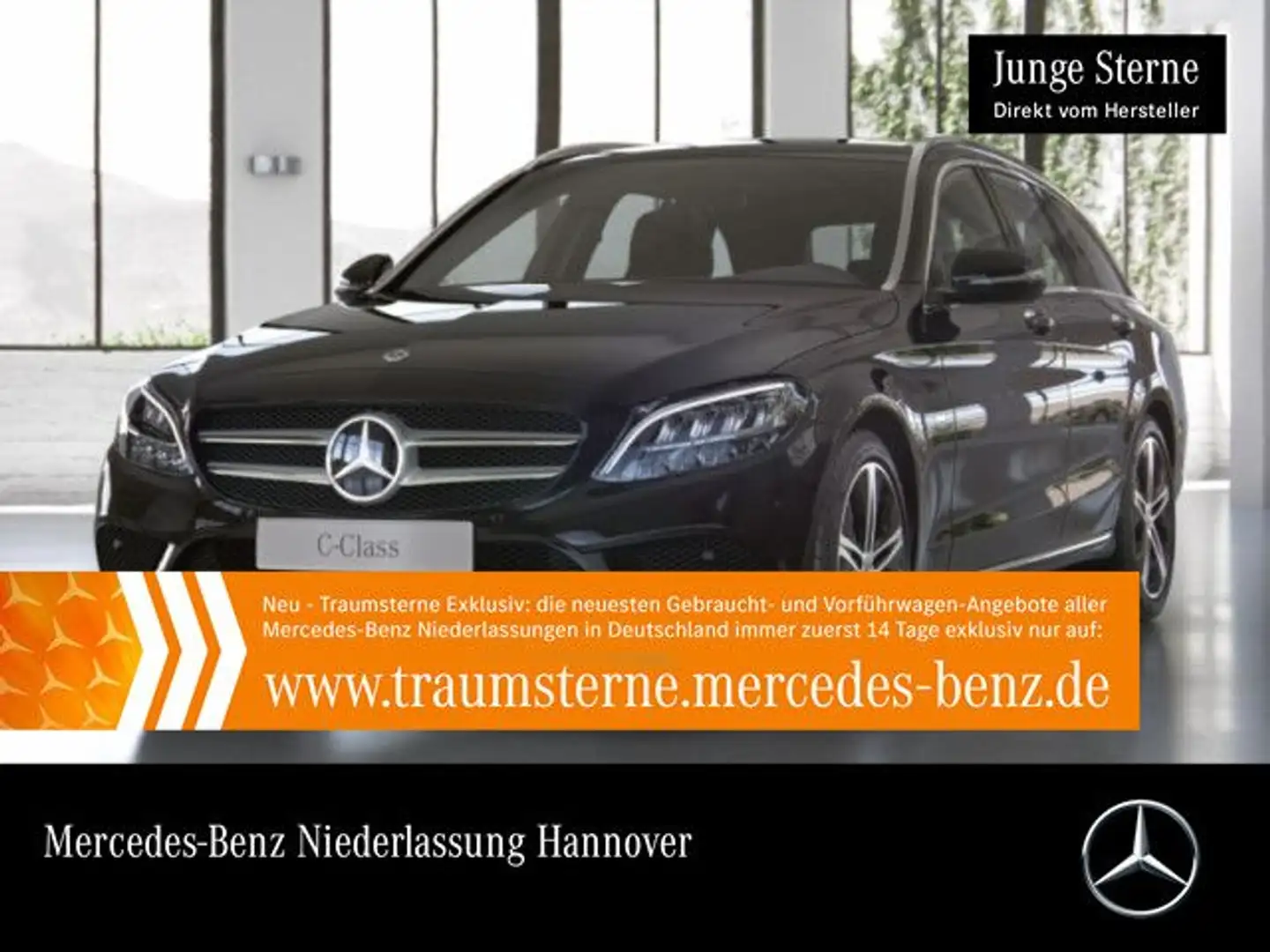 Mercedes-Benz C 300 de T AVANTG+AHK+LED+KAMERA+SPUR+TOTW+KEYLESS Schwarz - 1