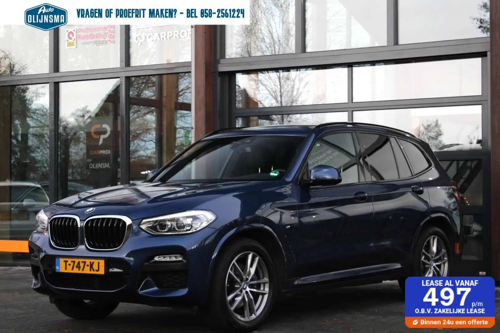 BMW X3 xDrive30i High Executive|Pano|Trekhaak|Stoelverwar Blau - 1