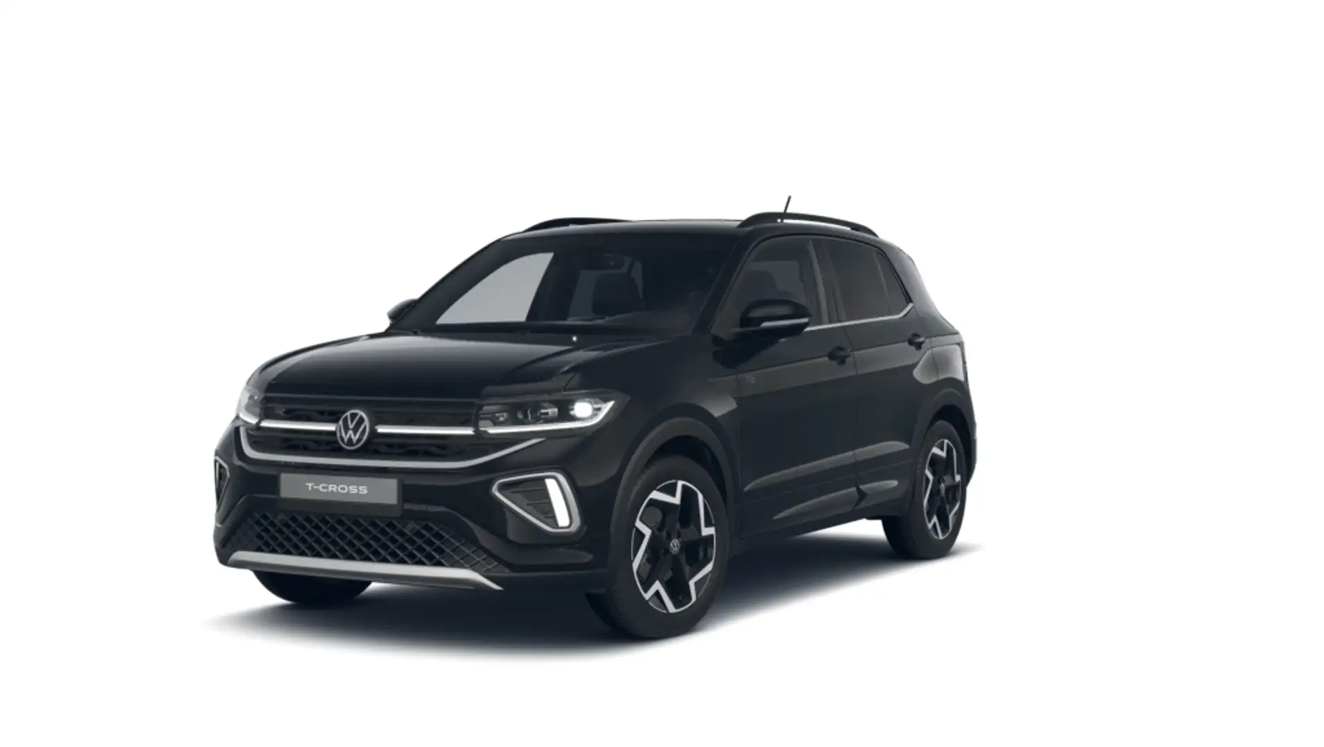 Volkswagen T-Cross 1.0 TSI R-Line 85kW Negro - 1