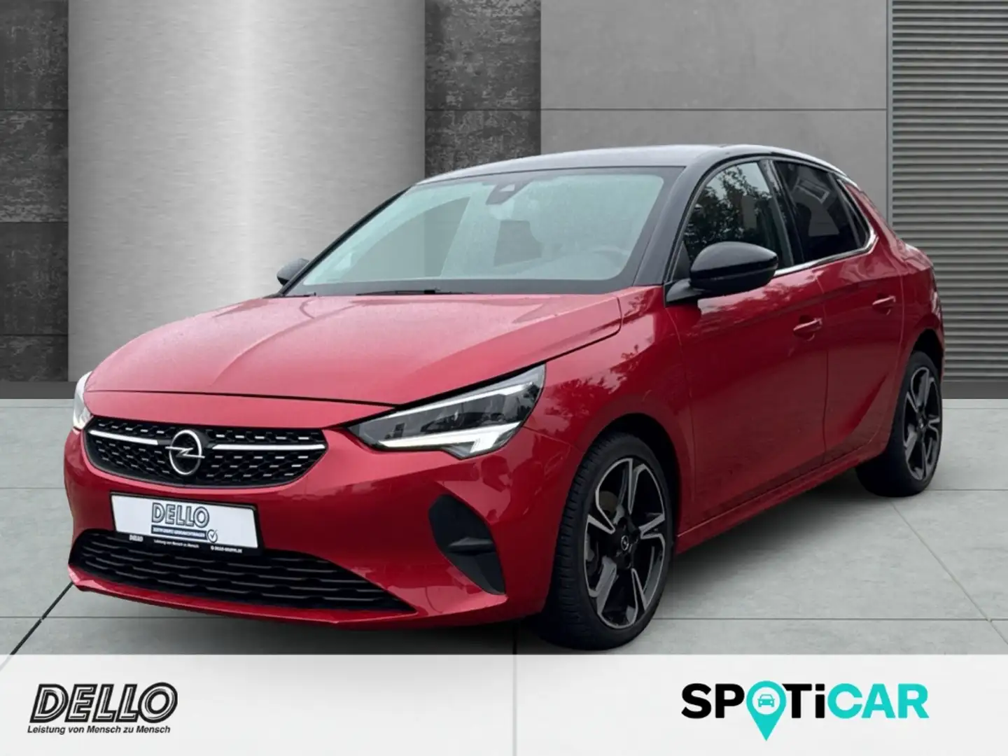 Opel Corsa Elegance Turbo LED Apple CarPlay Android Auto Klim Rouge - 1