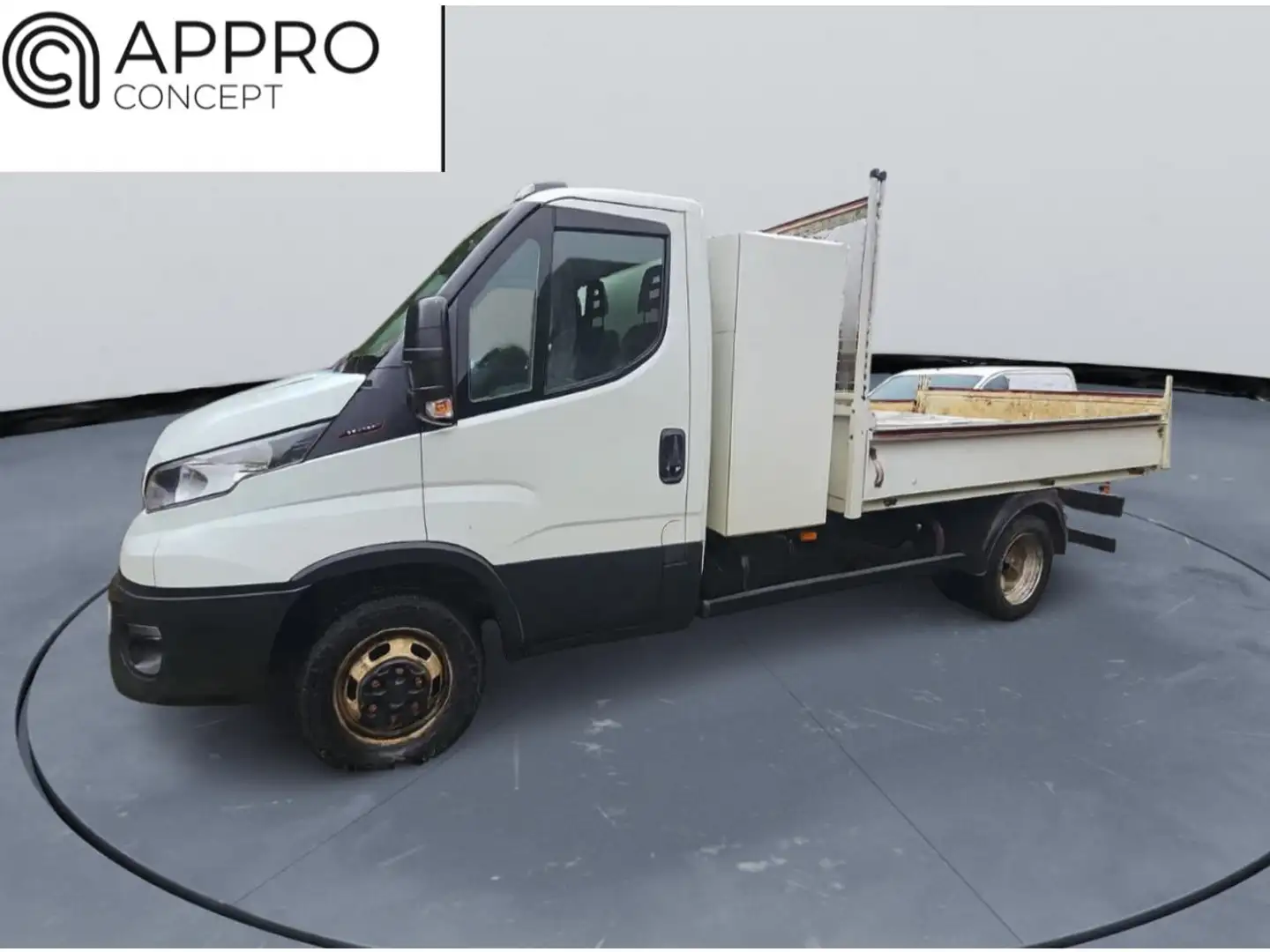 Iveco Daily Daily 35 C 16S    Plateau cabine 35 C Epmt.3.75 benne Blanc - 1