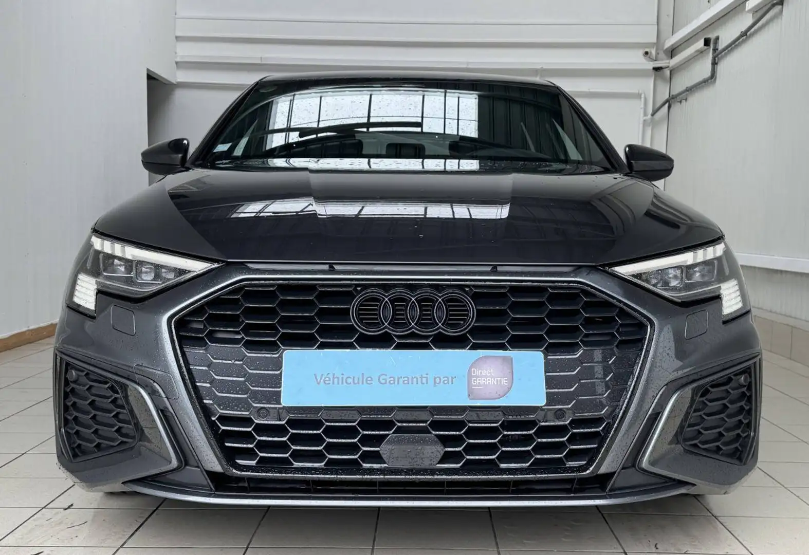 Audi A3 2L TDI 150 S-LINE/ ENTRETIENT / CAMERA DE RECUL / CAR PLAY SANS FIL Gris - 2