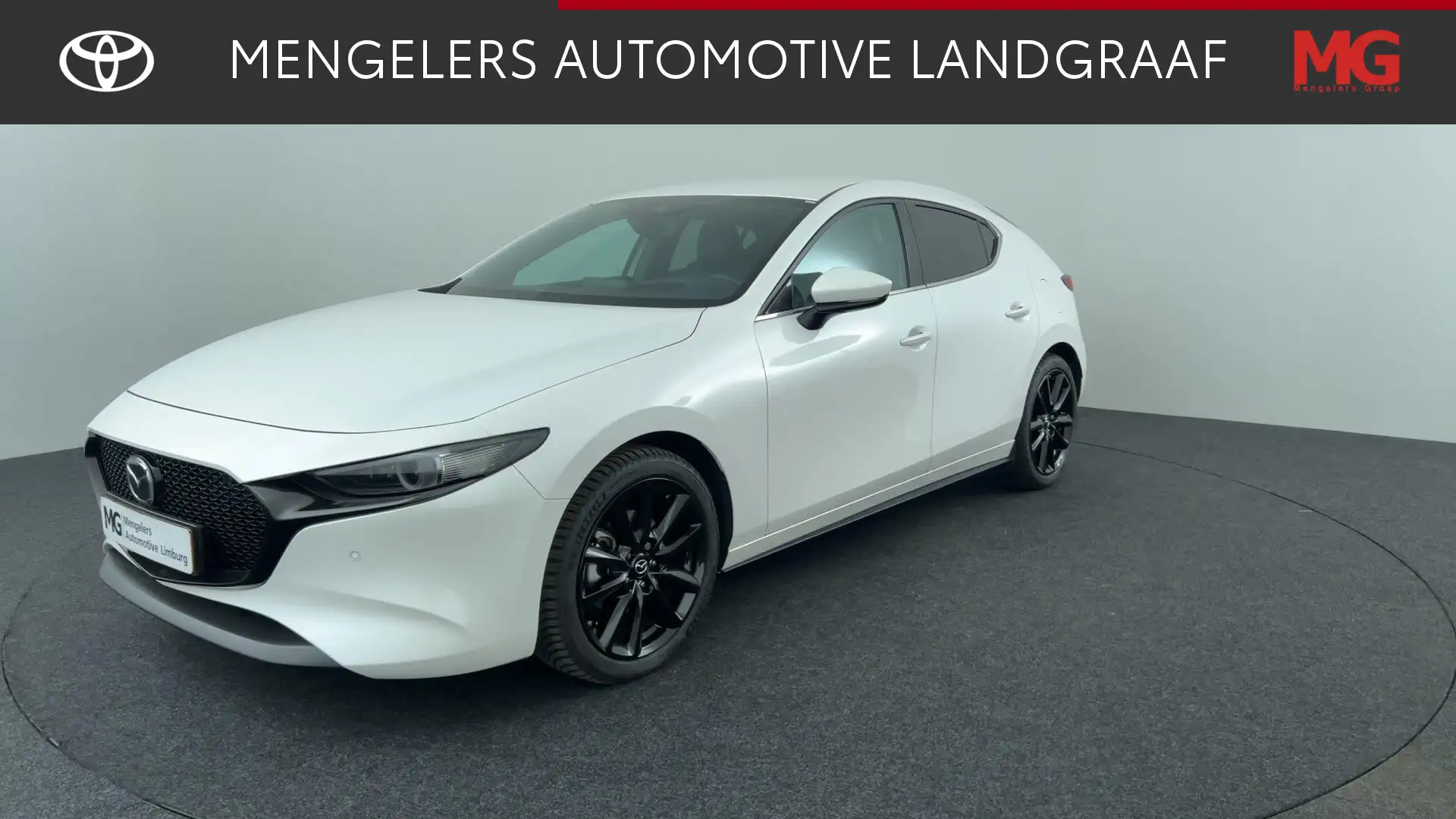 Mazda 3 2.0 e-SkyActiv-X M Hybrid 186 Luxury Automaat Wit - 1