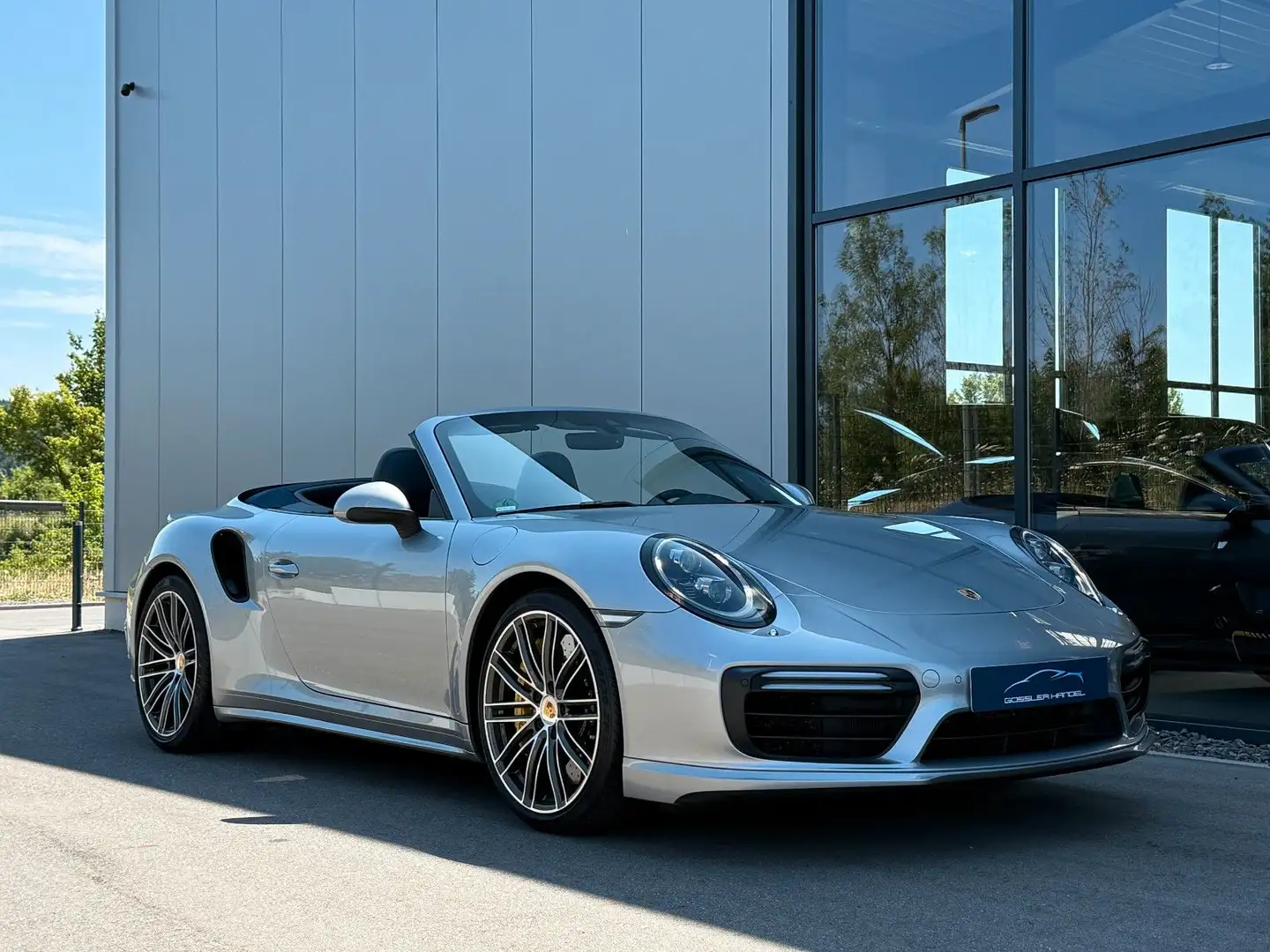 Porsche 991 911 TURBO CABRIO GT-SILBER APPROVED LIFT PCCB Argent - 1