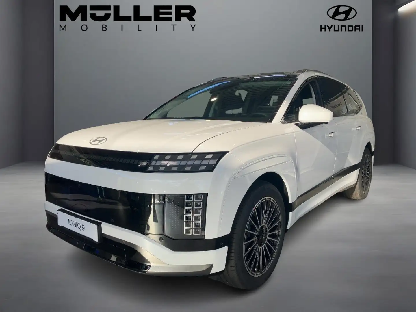 Hyundai IONIQ 9 Elektro 6-Sitzer 4WD Uniq HUD|TWA|AHK|360 Blanc - 1