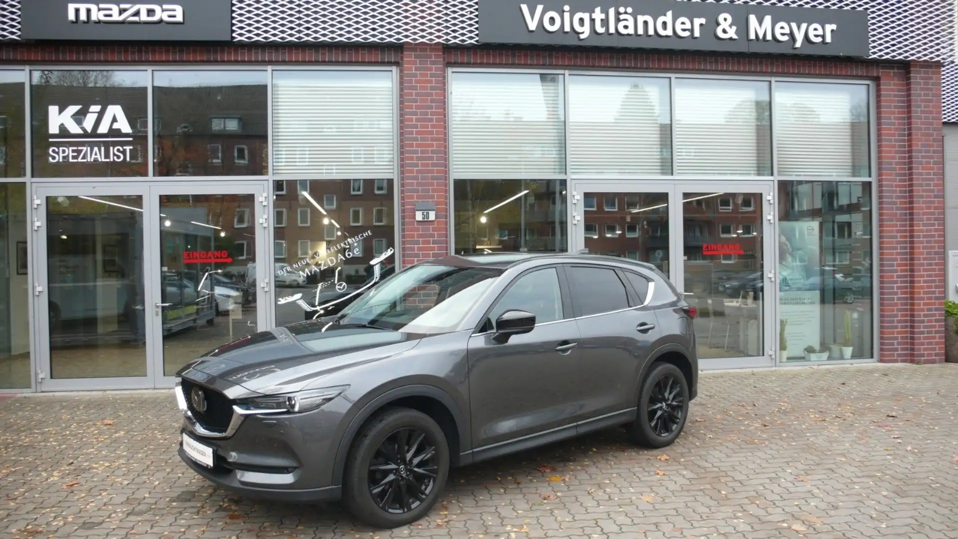 Mazda CX-5 Homura AWD Autom Leder 360° Navi Gris - 1
