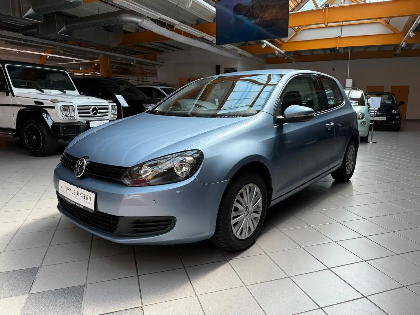 Volkswagen Golf VI|Rentner|Klima|Scheckheftgepflegt|ABS|PDC Bleu - 2
