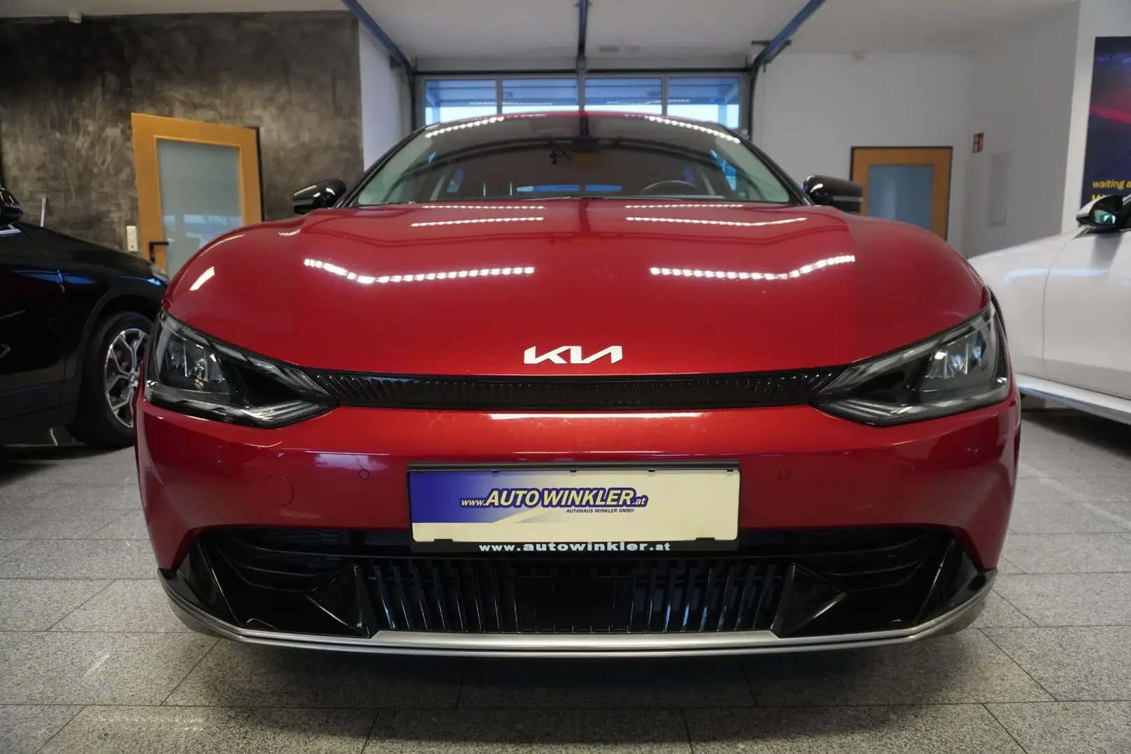 Kia EV6 Elektro 77,4 kWh Air 2WD Virtual/Leder/Navi/Kamer Rot - 2