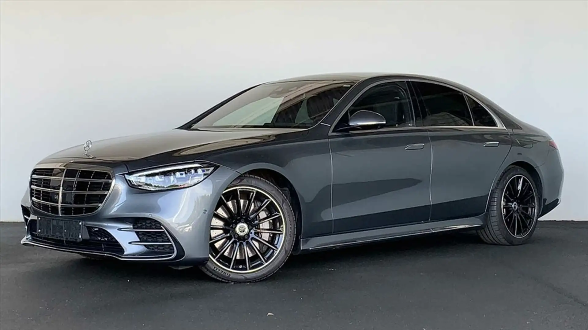 Mercedes-Benz S 580 e AMG 375KW Garantie bis  8-26  BURMESTER HEAD-UP siva - 1