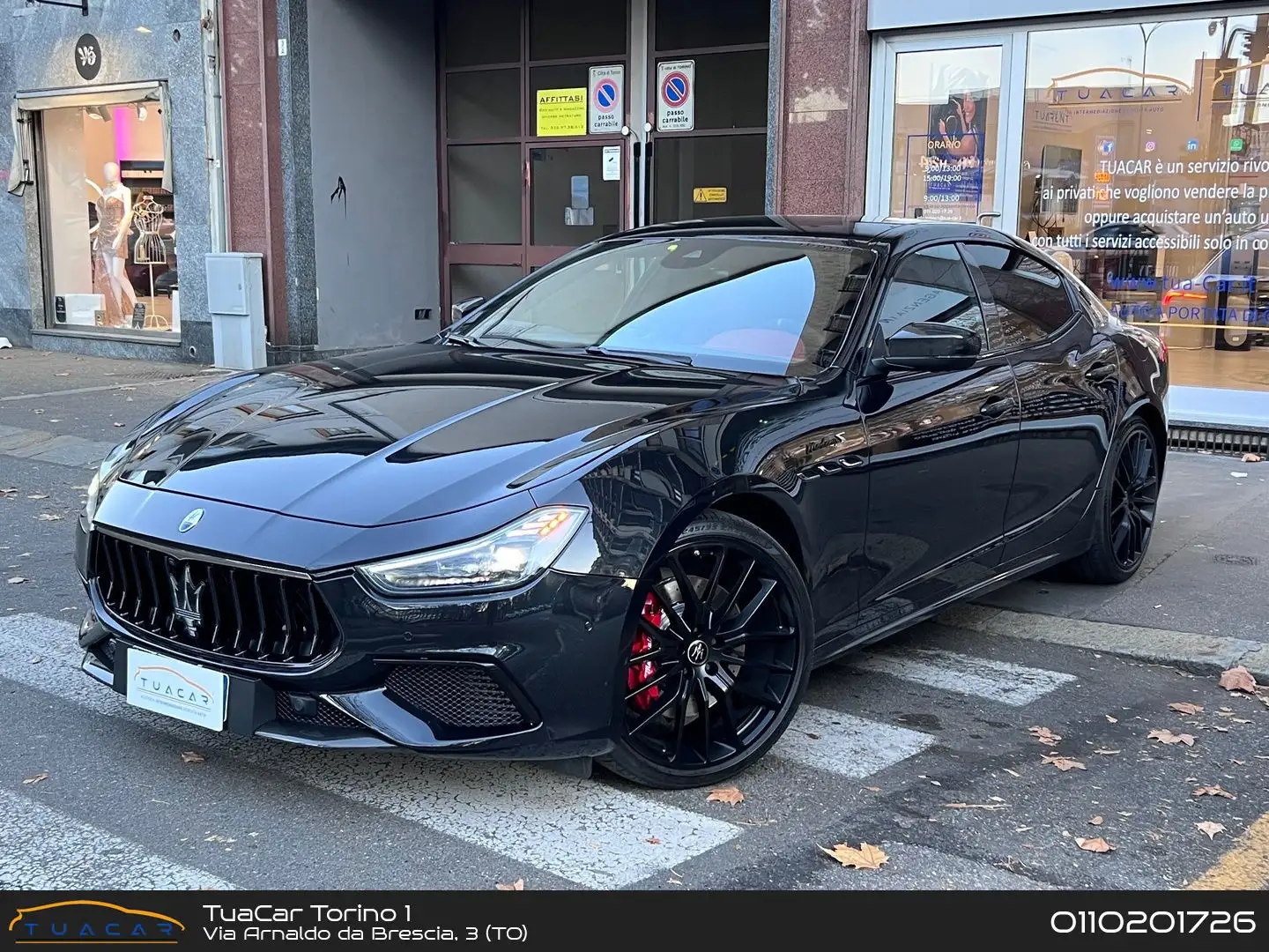 Maserati Ghibli S Modena 3.0 V6 Turbo CARBON LOOK Nero - 1