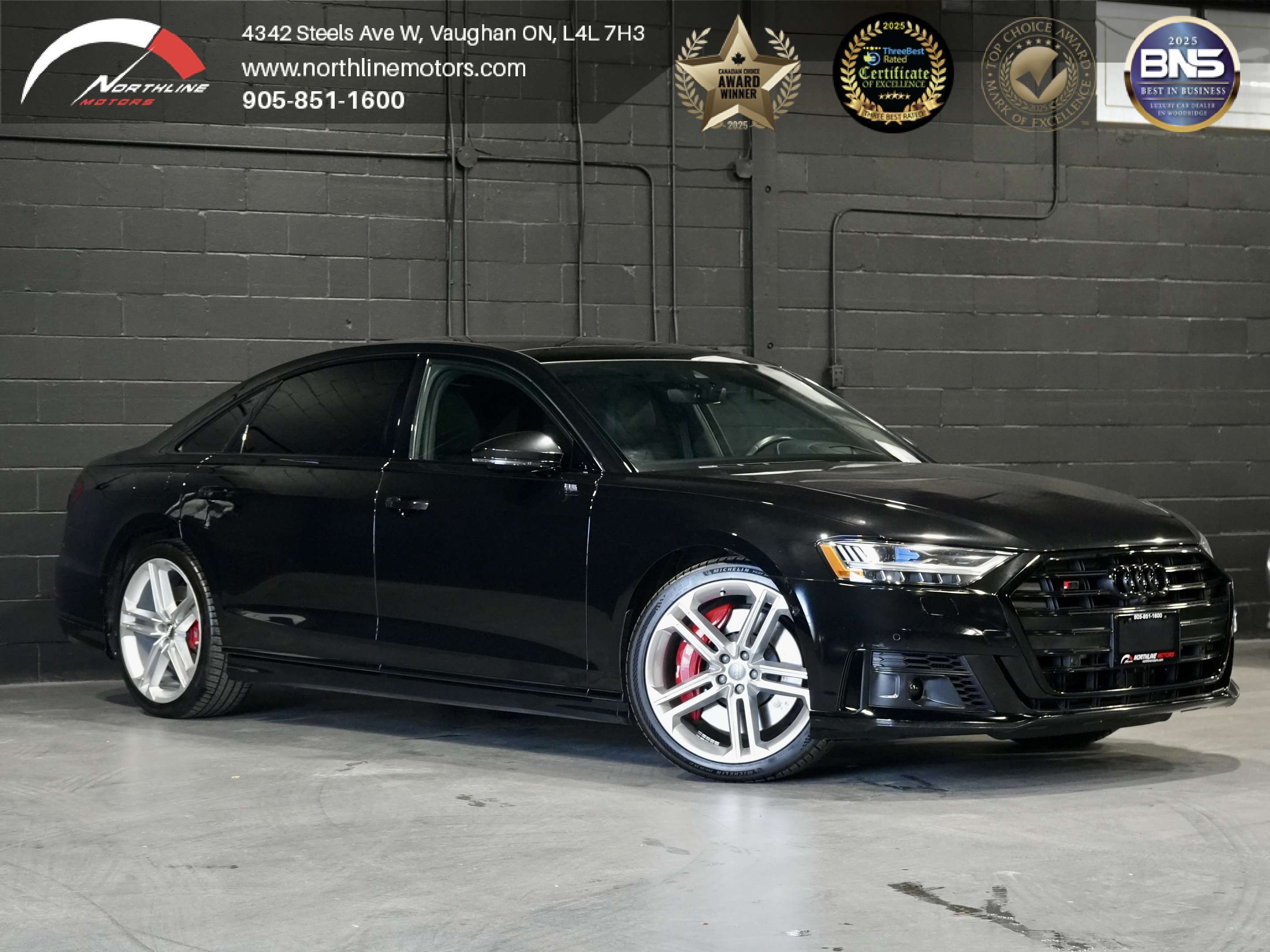 Black 2020 Audi S8 4.0T quattro Sedan All-Wheel Drive 8-Speed Automatic