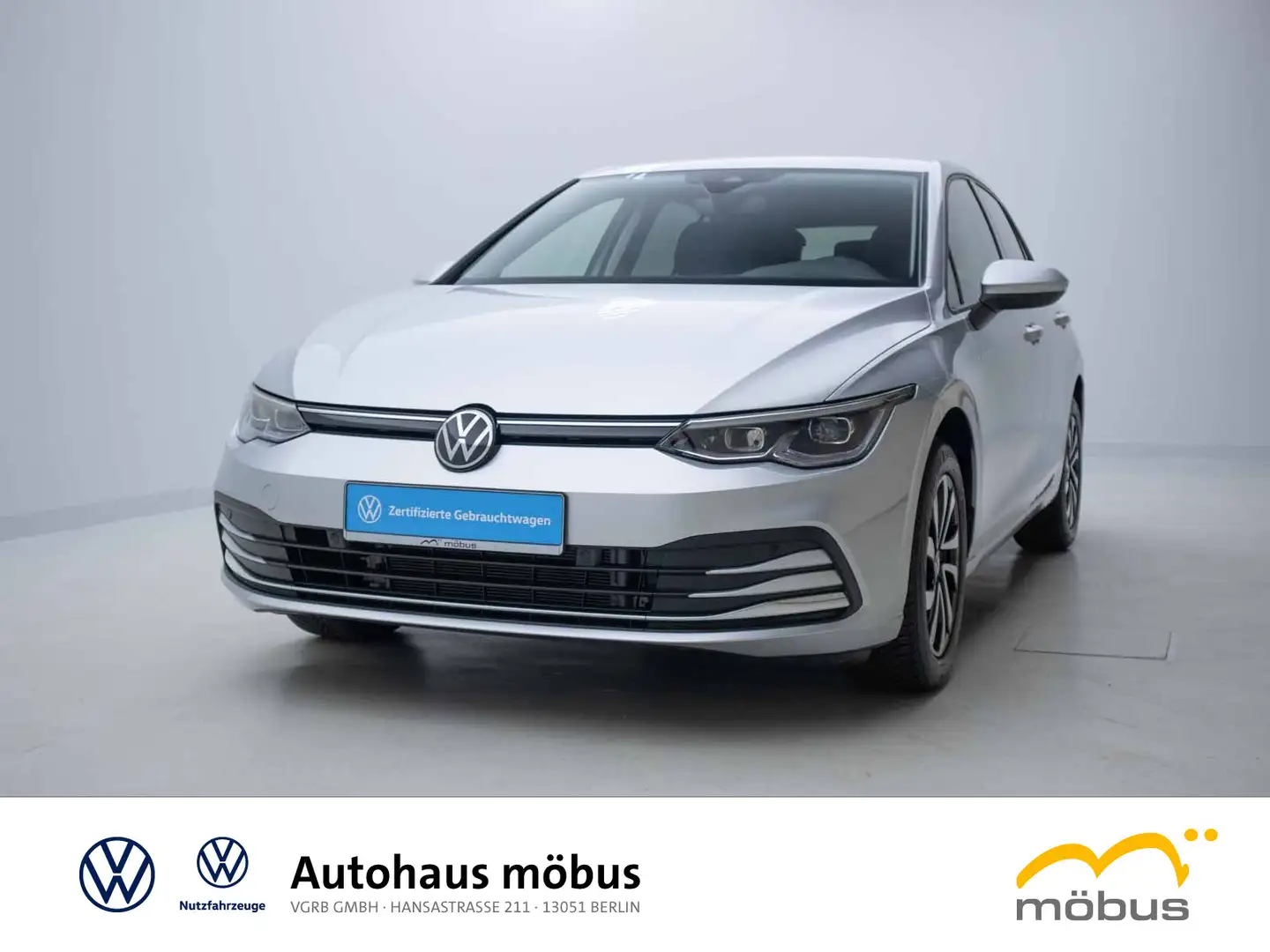Volkswagen Golf VIII 1.5 eTSI Active*APP*RFK*LED*ACC*NAVI* Argent - 2