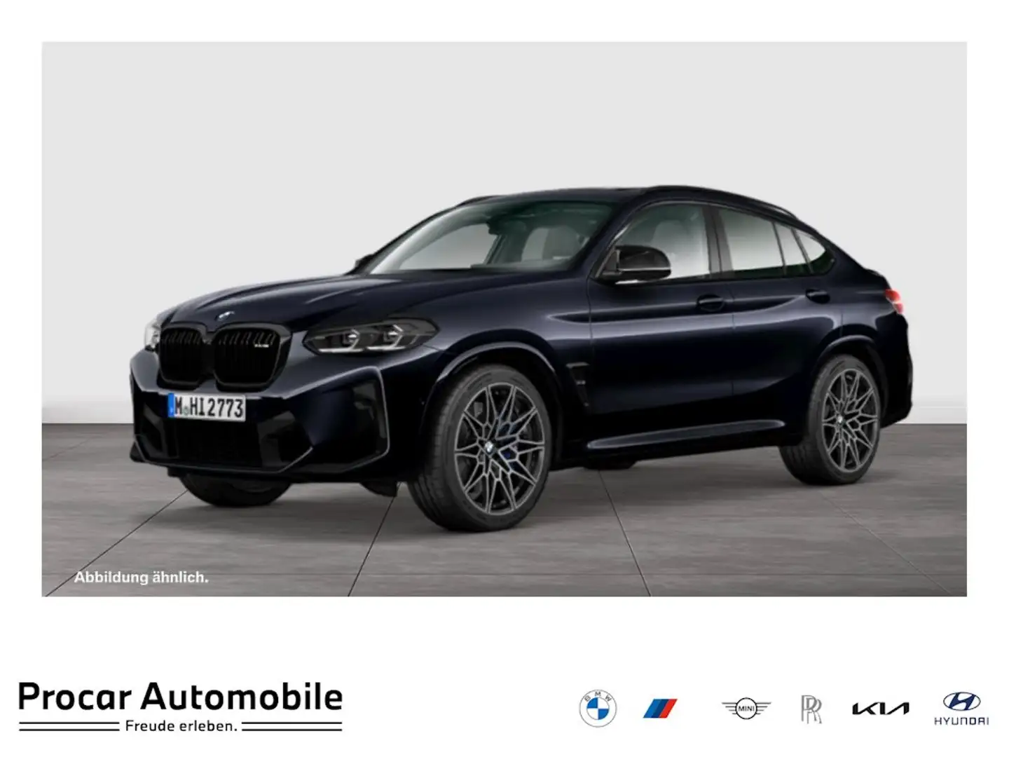BMW X4 M Competition M Sport HUD PANO AHK RFK NAVI Schwarz - 1