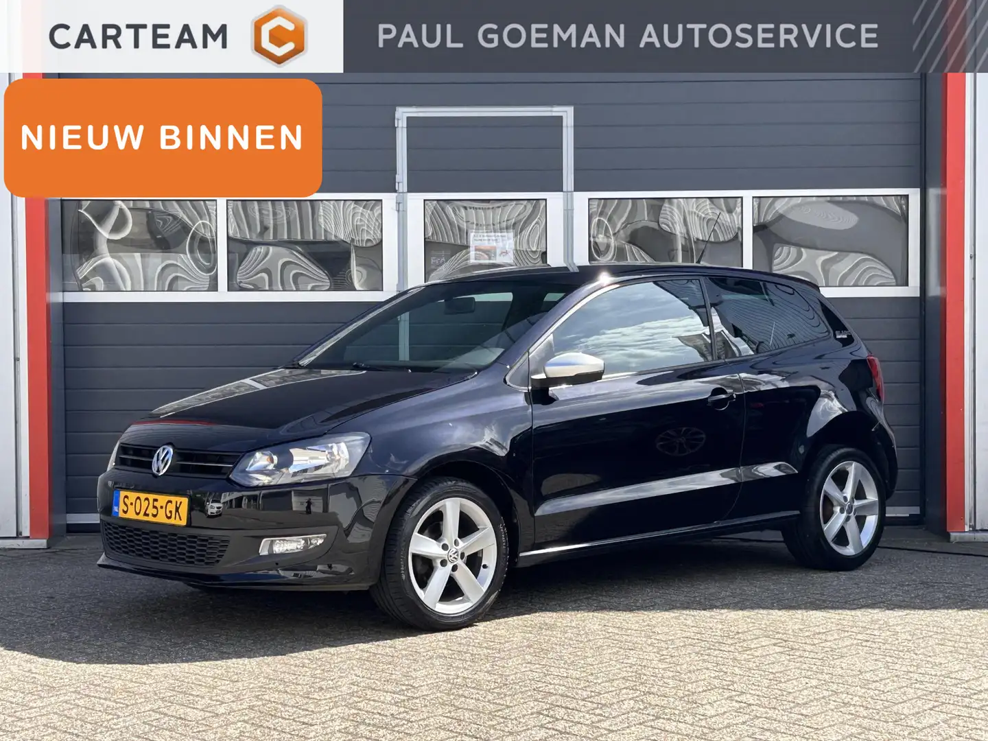 Volkswagen Polo 1.2-12V Comfortline | Airco | Lichtmetaal | Centra Zwart - 1