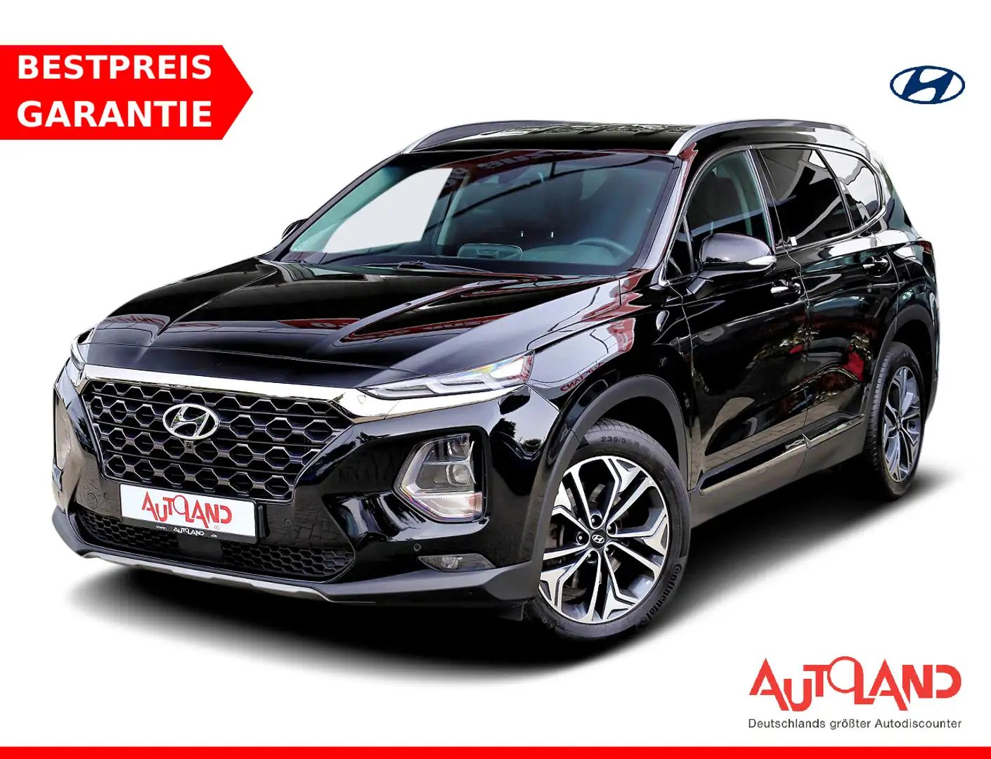 Hyundai SANTA FE 2.2 CRDi DCT DPF Premium 4WD ACC LED Noir - 1