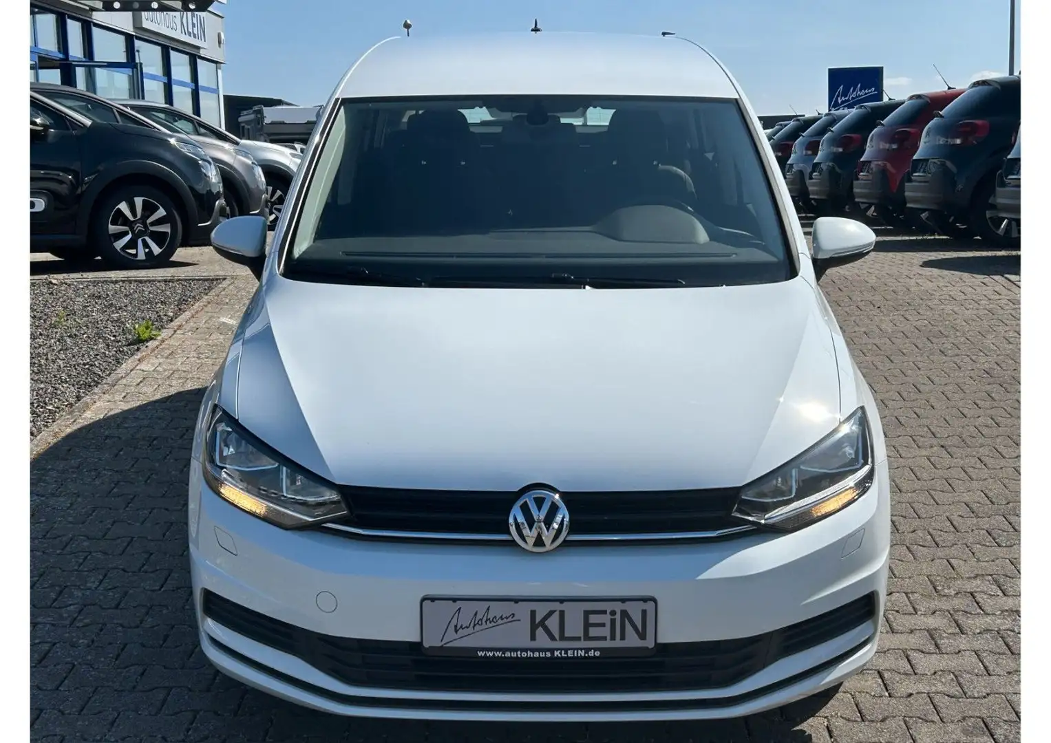 Volkswagen Touran 1.6 TDi Trendline --KLIMA-CD-SHZ -- Blanc - 1