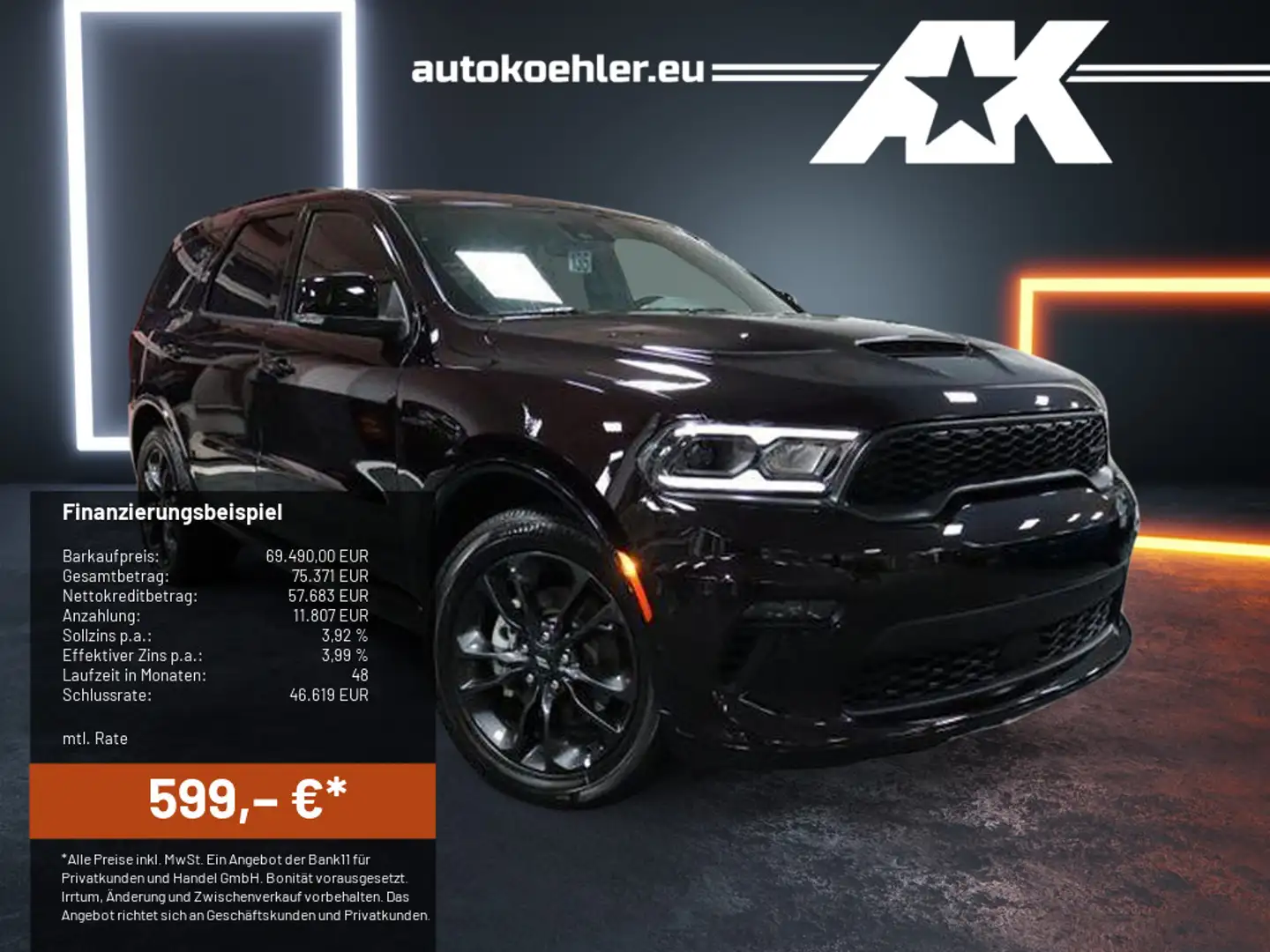 Dodge Durango 5,7 R/T Technology Paket LPG RedOxyd Rouge - 1