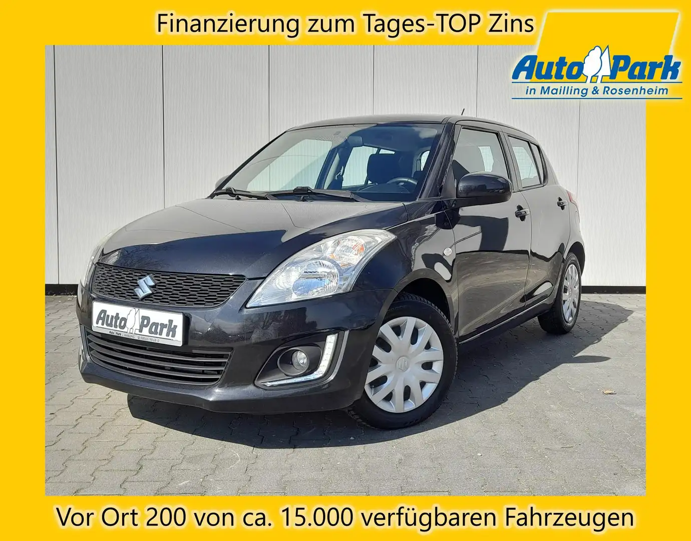 Suzuki Swift Club KLIMA~MFL~USB~BC~SCHECKHEFTGEPFLEGT Black - 1