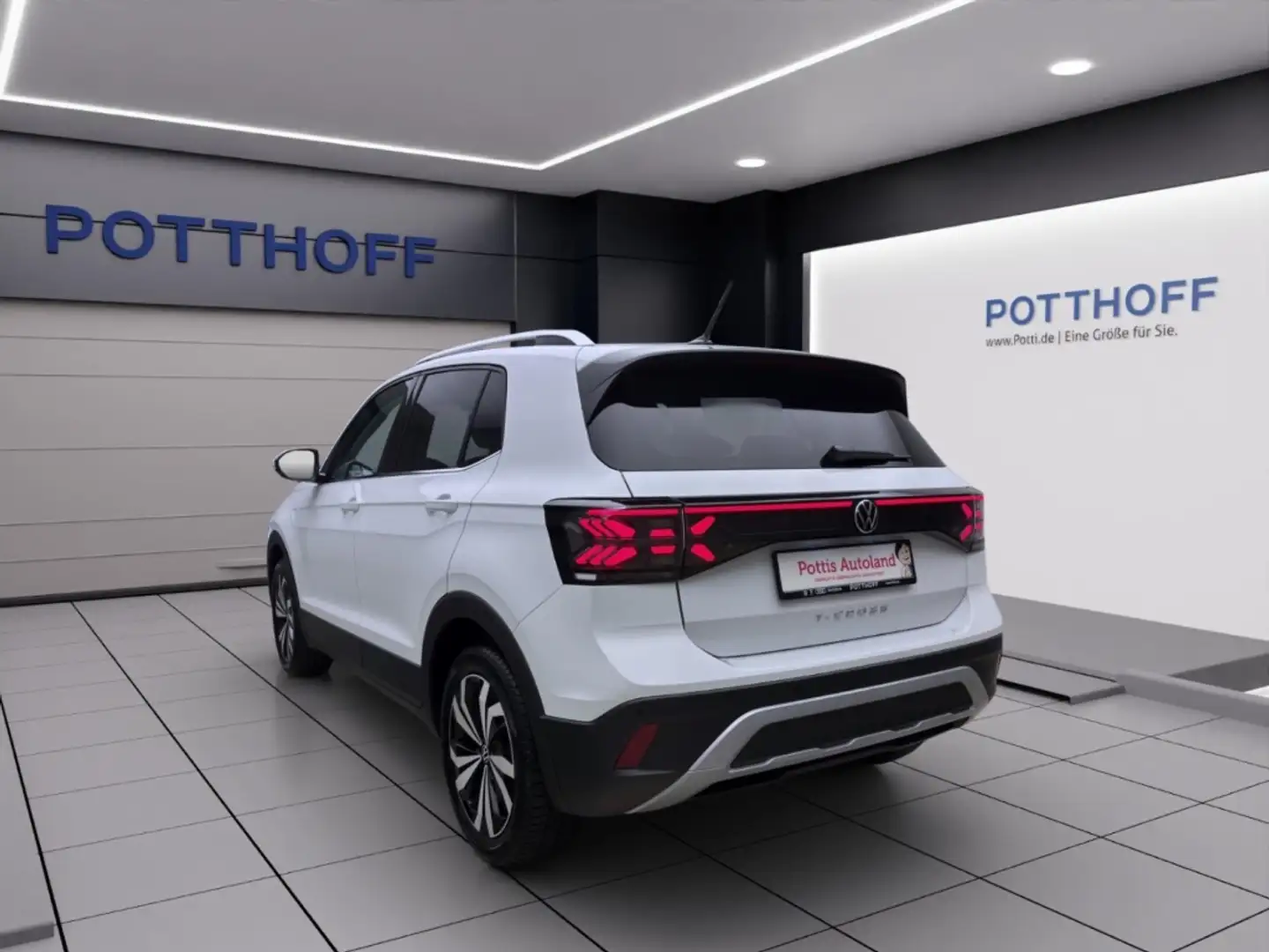 Volkswagen T-Cross 1.0 TSI DSG STYLE NAVI KLIMA PDC SHZG Weiß - 2