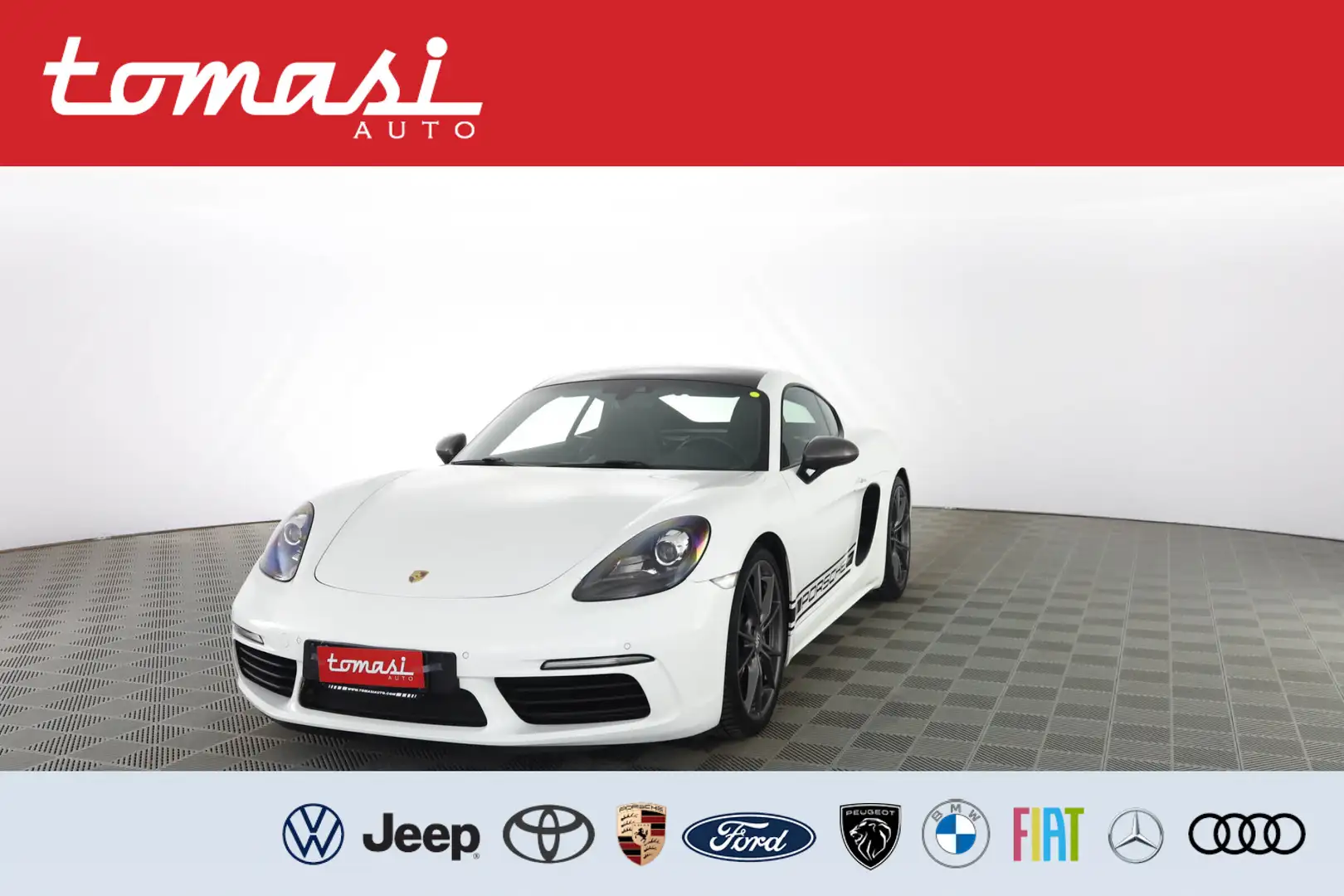 Porsche 718 Cayman 2.0 T CERCHI 20,PARK ASSISTANT,SEDILI RISCA Blanco - 1