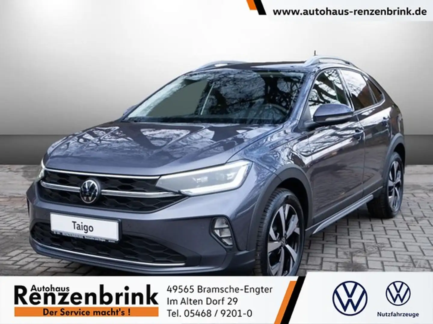 Volkswagen Taigo Style TSI DSG Matrix Navi Kamera Ganzjahresreifen Gris - 1