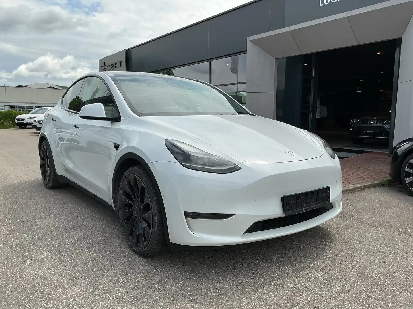 Tesla Model Y Performance Dual AWD Weiß - 2