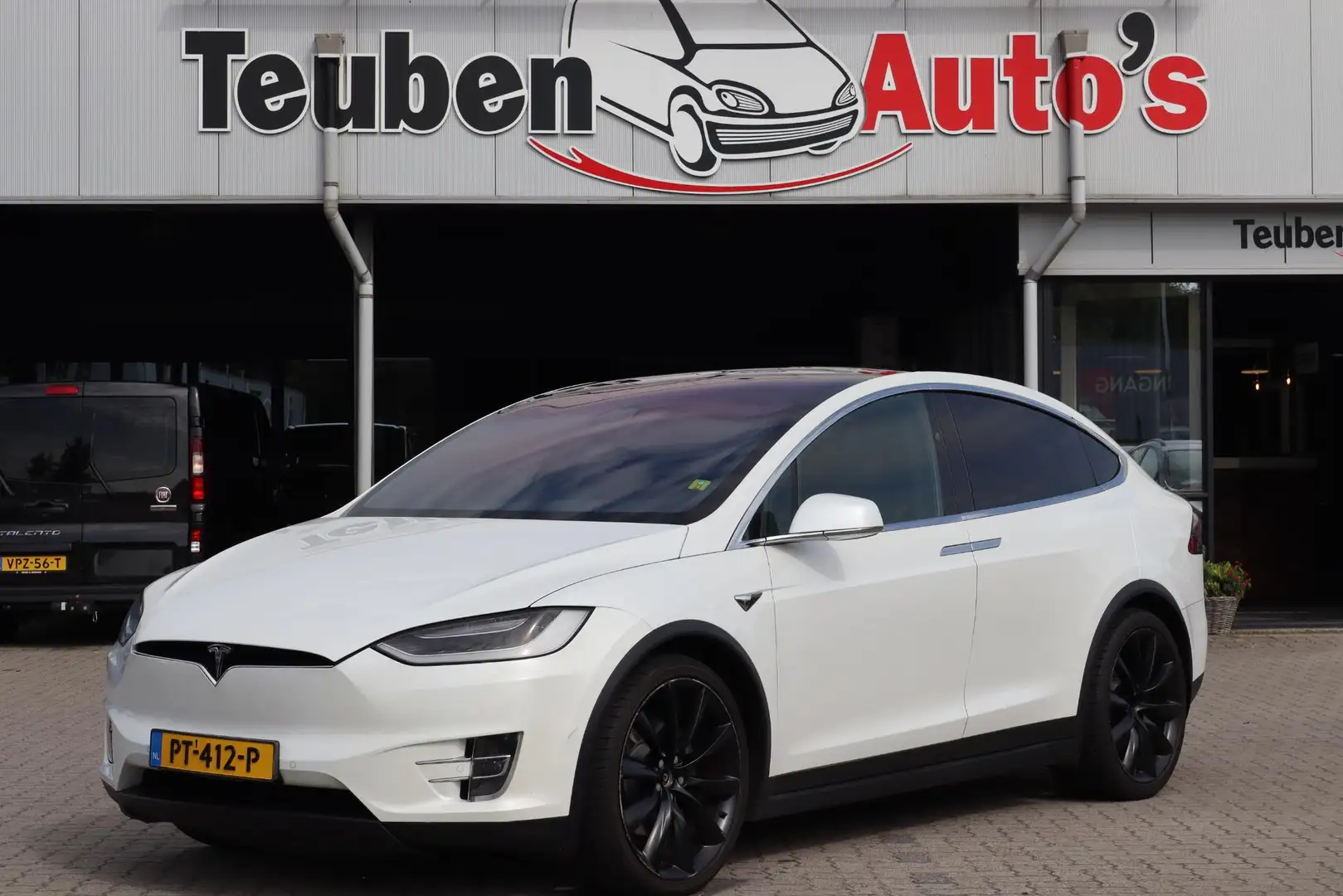 Tesla Model X 100D 7p. Autopilot, SOH 85%, Stoelverwarming, CCS Wit - 1