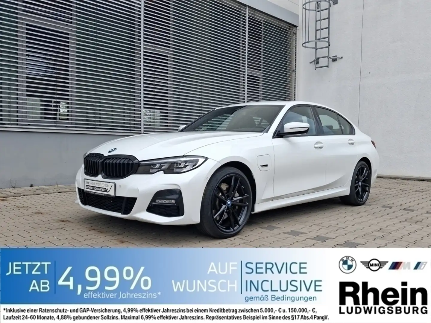 BMW 330 e LimA M Sport Navi LED HiFi ParkAss DAB SHZ Bianco - 1