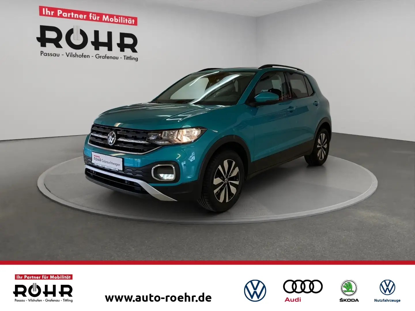 Volkswagen T-Cross Move 1.0 TSI BMT (Kamera.DAB+.SHZ.Klima) Grün - 1