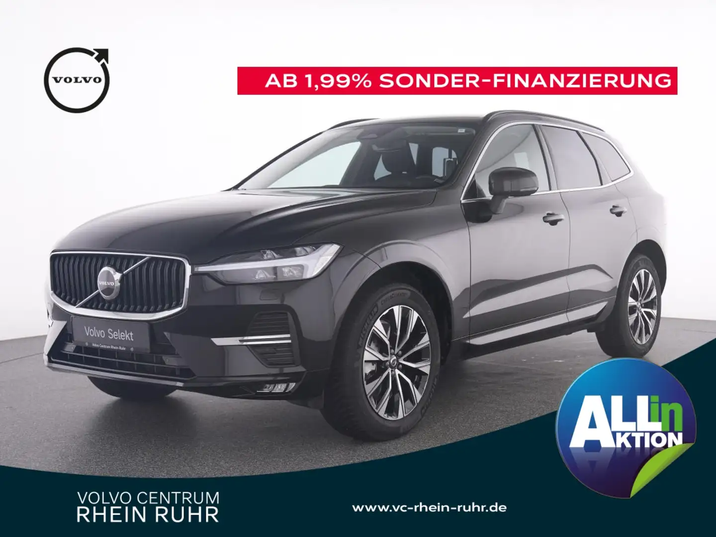 Volvo XC60 B4 AWD Core+WINTERPAK+MET+LICHTPAK+AHK+RFK+ Nero - 1
