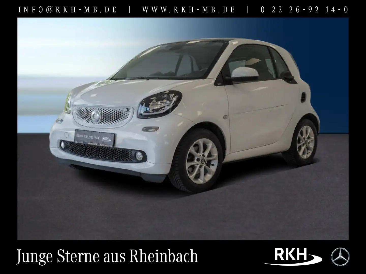 smart forTwo smart fortwo Navi/Pano.-D./Tempomat/JBL/SHZ/66kW Fehér - 1