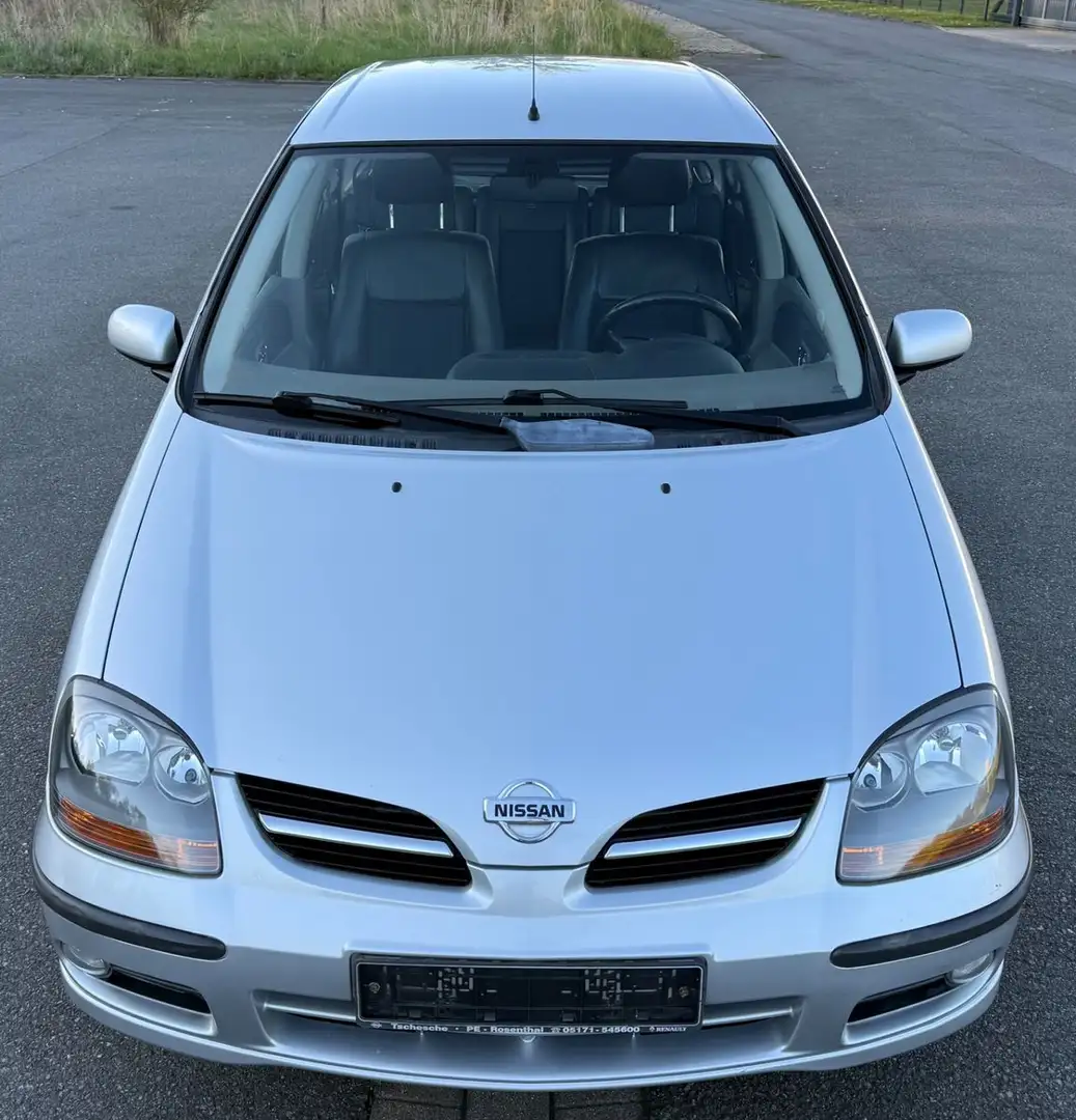Nissan Almera Tino Teileder/Alcant. Klima Alu TÜV neu Silber - 2