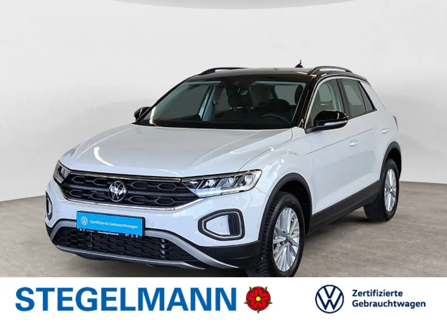 Volkswagen T-Roc 1.5 TSI Life *LED*Navi*Sitzheizung*+3J. Ga Weiß - 1
