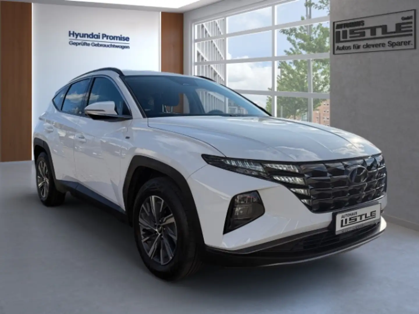 Hyundai TUCSON Select Mild-Hybrid 2WD 1.6 +KLIMA+SHZ+RFK+NAVI+UVM Weiß - 2